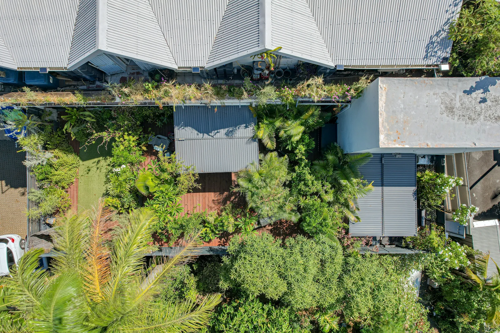 Terrasses des logements LELALEU à Saint-Leu