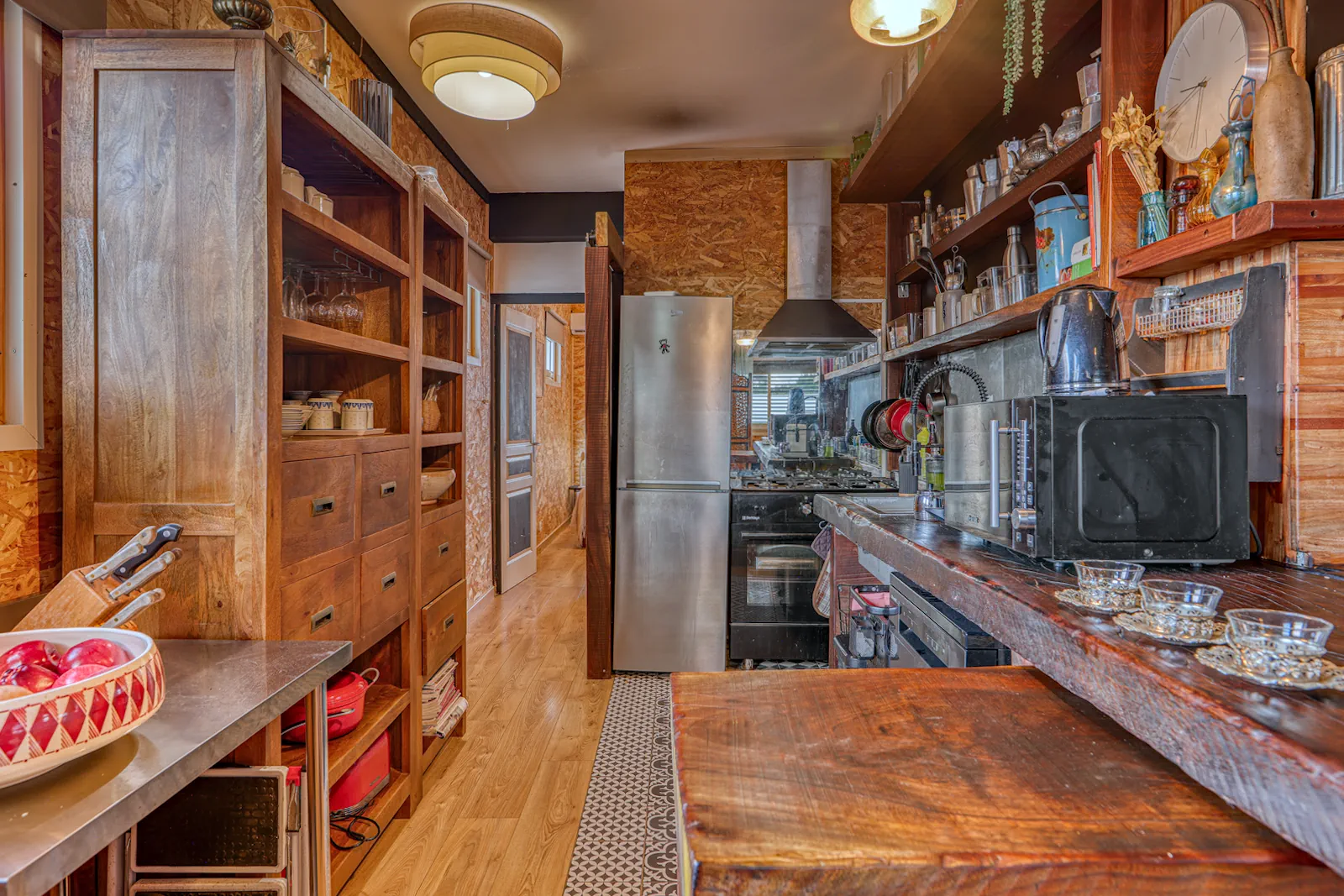 Cuisine équipée du Lelaleu Appartement T2